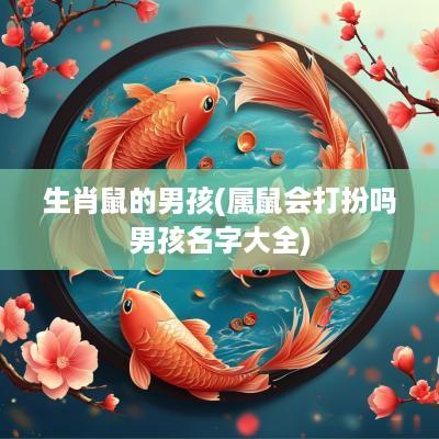 生肖鼠的男孩(属鼠会打扮吗男孩名字大全)