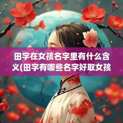 田字在女孩名字里有什么含义(田字有哪些名字好取女孩子)
