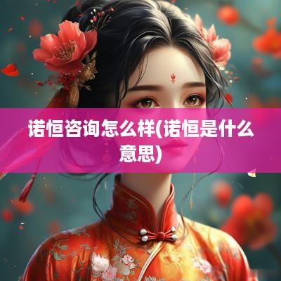 诺恒咨询怎么样(诺恒是什么意思)