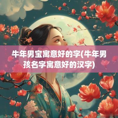 蛇年男宝寓意好的字(蛇年男孩名字寓意好的汉字)