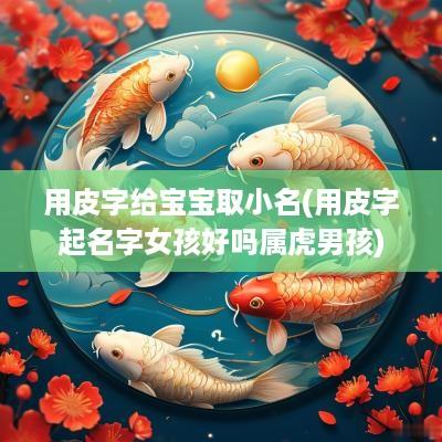 用皮字给宝宝取小名(用皮字起名字女孩好吗属虎男孩)