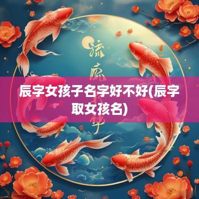 辰字女孩子名字好不好(辰字取女孩名)