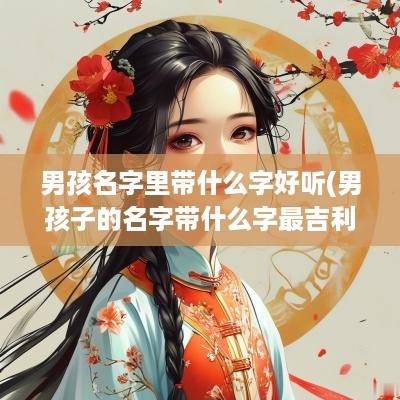 男孩名字里带什么字好听(男孩子的名字带什么字最吉利)