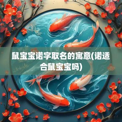 鼠宝宝诺字取名的寓意(诺适合鼠宝宝吗)