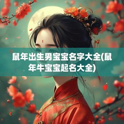 蛇年出生男宝宝名字大全(蛇年牛宝宝起名大全)