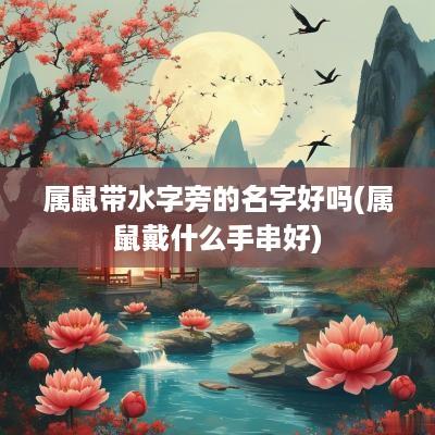 属鼠带水字旁的名字好吗(属鼠戴什么手串好)