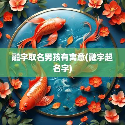 融字取名男孩有寓意(融字起名字)