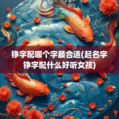 铮字配哪个字最合适(起名字铮字配什么好听女孩)