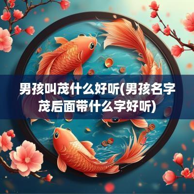 男孩叫茂什么好听(男孩名字茂后面带什么字好听)