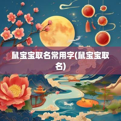 鼠宝宝取名常用字(鼠宝宝取名)