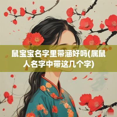 鼠宝宝名字里带涵好吗(属鼠人名字中带这几个字)
