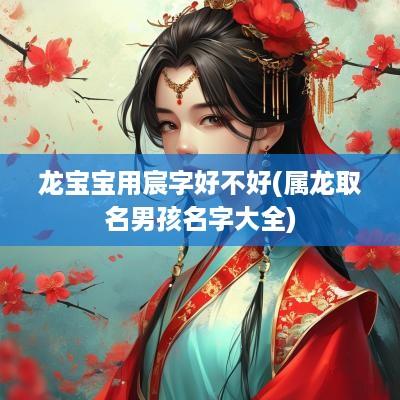 龙宝宝用宸字好不好(属龙取名男孩名字大全)