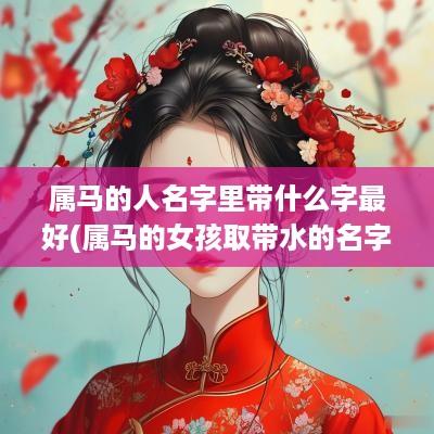 属马的人名字里带什么字最好(属马的女孩取带水的名字)