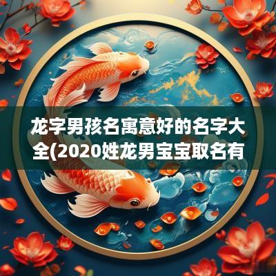 龙字男孩名寓意好的名字大全(2025姓龙男宝宝取名有个汉字)