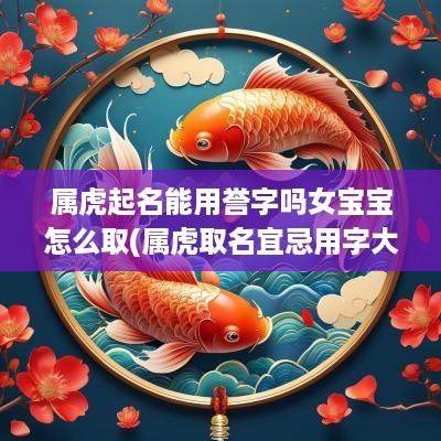 属虎起名能用誉字吗女宝宝怎么取(属虎取名宜忌用字大全)