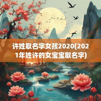 许姓取名字女孩2025(2025年姓许的女宝宝取名字)