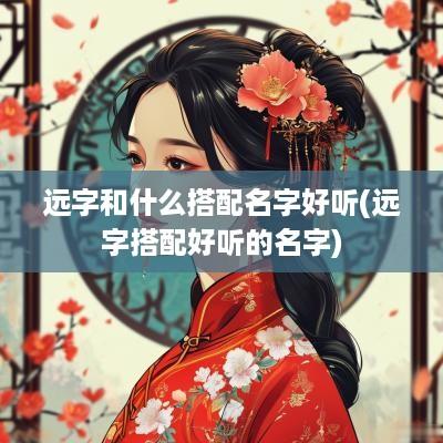 远字和什么搭配名字好听(远字搭配好听的名字)