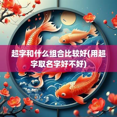 超字和什么组合比较好(用超字取名字好不好)