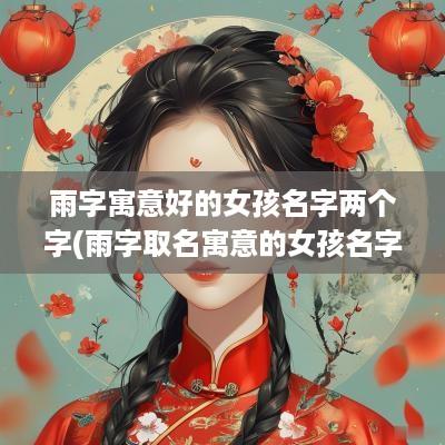 雨字寓意好的女孩名字两个字(雨字取名寓意的女孩名字)