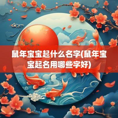 蛇年宝宝起什么名字(蛇年宝宝起名用哪些字好)