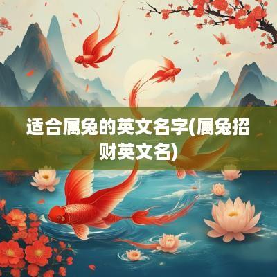 适合属兔的英文名字(属兔招财英文名)