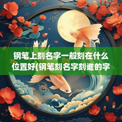 钢笔上刻名字一般刻在什么位置好(钢笔刻名字刻谁的字好一点)