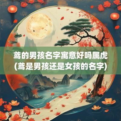 鸢的男孩名字寓意好吗属虎(鸢是男孩还是女孩的名字)