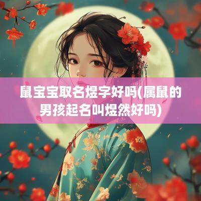 鼠宝宝取名煜字好吗(属鼠的男孩起名叫煜然好吗)