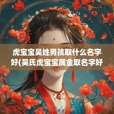 虎宝宝吴姓男孩取什么名字好(吴氏虎宝宝属金取名字好吗女孩)