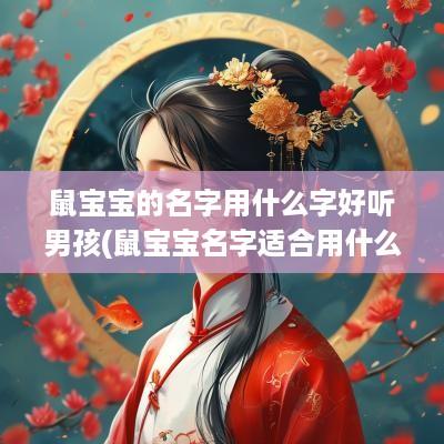 鼠宝宝的名字用什么字好听男孩(鼠宝宝名字适合用什么字)