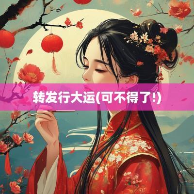 转发行大运(可不得了!)