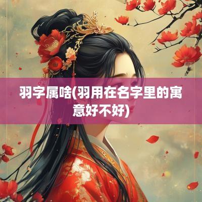 羽字属啥(羽用在名字里的寓意好不好)