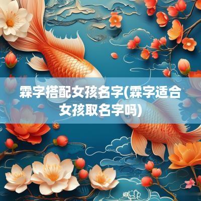 霖字搭配女孩名字(霖字适合女孩取名字吗)
