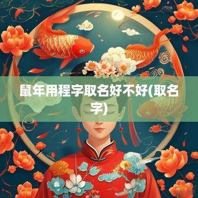 蛇年用程字取名好不好(取名字)