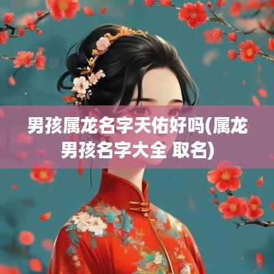 男孩属龙名字天佑好吗(属龙男孩名字大全 取名)