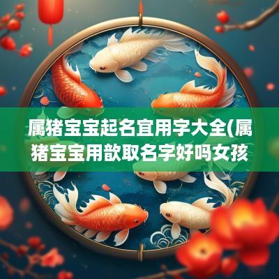 属猪宝宝起名宜用字大全(属猪宝宝用歆取名字好吗女孩)