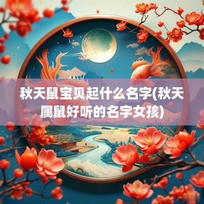 秋天鼠宝贝起什么名字(秋天属鼠好听的名字女孩)