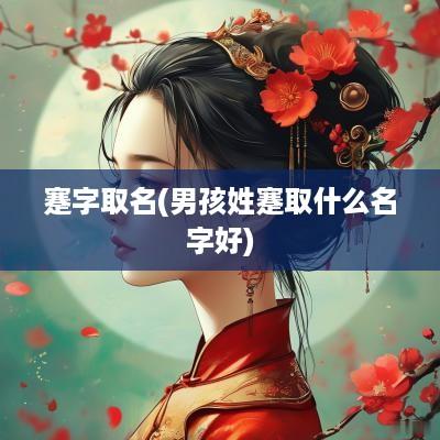 蹇字取名(男孩姓蹇取什么名字好)