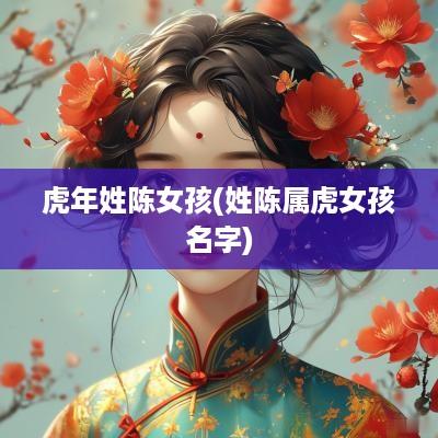 蛇年姓陈女孩(姓陈属虎女孩名字)