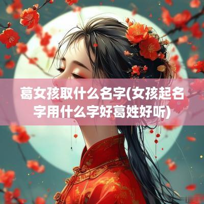 葛女孩取什么名字(女孩起名字用什么字好葛姓好听)