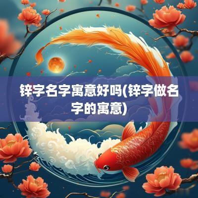 锌字名字寓意好吗(锌字做名字的寓意)