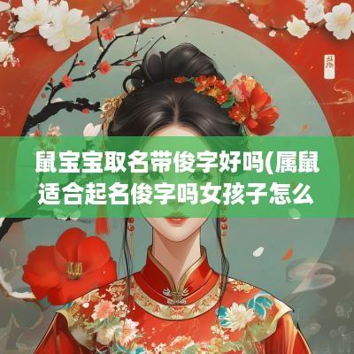 鼠宝宝取名带俊字好吗(属鼠适合起名俊字吗女孩子怎么取名)