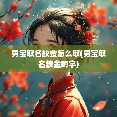男宝取名缺金怎么取(男宝取名缺金的字)