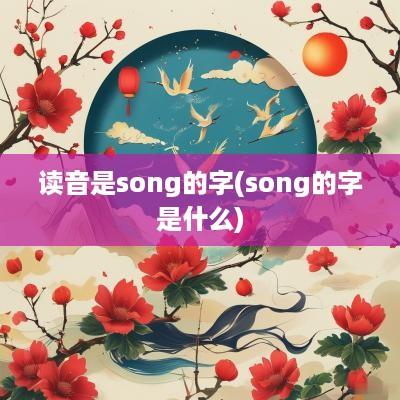 读音是song的字(song的字是什么)