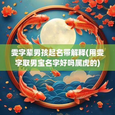 雯字辈男孩起名带解释(用雯字取男宝名字好吗属虎的)