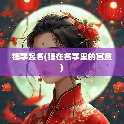 镁字起名(镁在名字里的寓意)