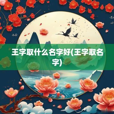 王字取什么名字好(王字取名字)