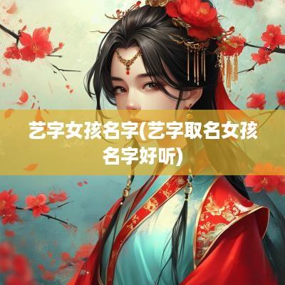 艺字女孩名字(艺字取名女孩名字好听)