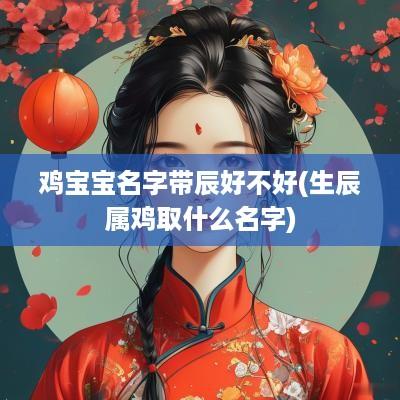 鸡宝宝名字带辰好不好(生辰属鸡取什么名字)
