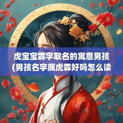 虎宝宝霖字取名的寓意男孩(男孩名字属虎霖好吗怎么读出来)